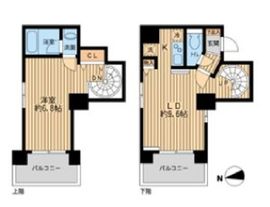 アムス大手町 1103 間取り図