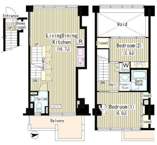 ROKA TERRAZZA （ロカテラーザ） 3503 間取り図