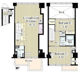 ROKA TERRAZZA （ロカテラーザ） 3503 間取り図