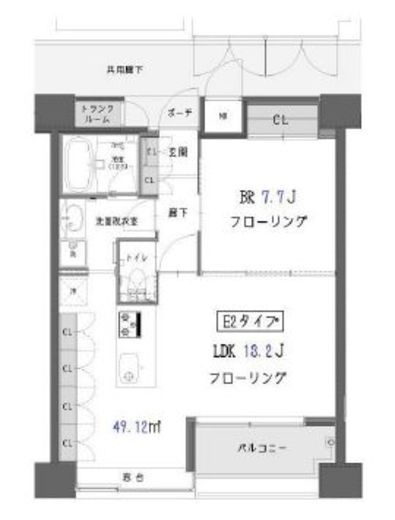 ガーデン蒲田 1103 間取り図