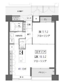 ガーデン蒲田 1103 間取り図