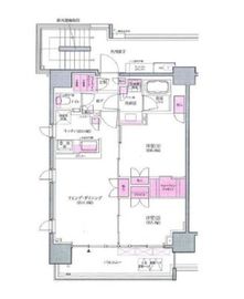 クレヴィア上野御徒町 6階 間取り図