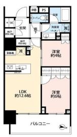 ザ・パークハウス文京江戸川橋 9階 間取り図