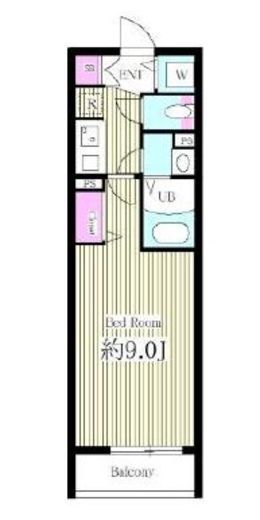 ルネサンスコート三軒茶屋茶沢通り 4階 間取り図