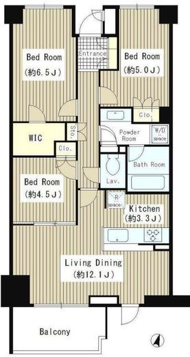 OASE用賀 W205 間取り図