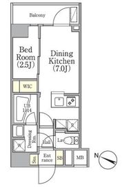 アジールコート三軒茶屋 101 間取り図
