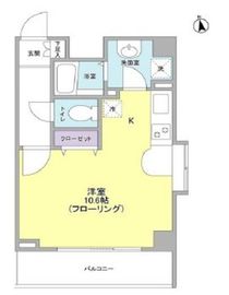 リバーレ秋葉原 603 間取り図