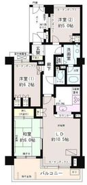 パークハイム中野坂上 9階 間取り図