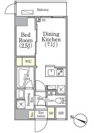 アジールコート三軒茶屋 102 間取り図