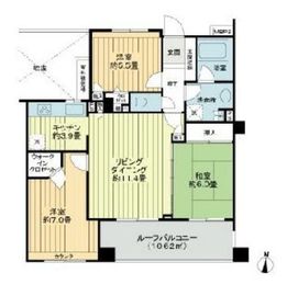 ライオンズシティ錦糸町北斎通り 2階 間取り図