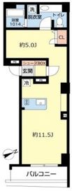ラグジュアリーアパートメント恵比寿 2階 間取り図