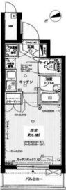 グラーサ銀座イースト 8階 間取り図