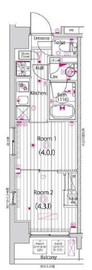 グランド・ガーラ木場 3階 間取り図