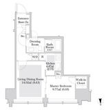 ラ・トゥール飯田橋 1603 間取り図