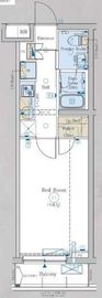 エステムコート元住吉 5階 間取り図