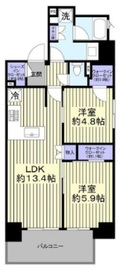パークリュクス本駒込ステーションプレミア 7階 間取り図