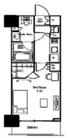 パルタージュ隅田川テラス 702 間取り図