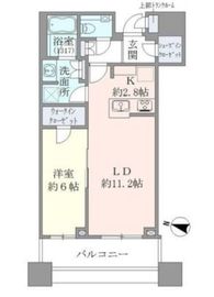 ブリリアタワーズ目黒 34階 間取り図