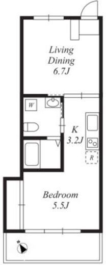 マンション雅叙苑 9階 間取り図