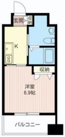 マストライフ目黒南 607 間取り図