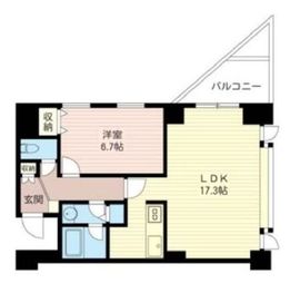 グランドメゾン白山 1階 間取り図