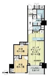 パークホームズ文京小石川ヒルテラス 5階 間取り図