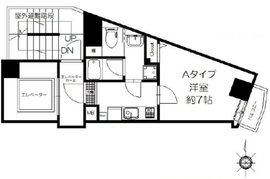 グランデイ芝公園 201 間取り図