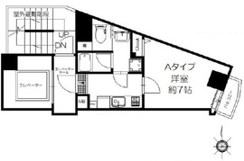 グランデイ芝公園 601 間取り図