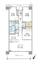 ブリリア仙川ザレジデンス 2階 間取り図