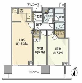 二子玉川ライズタワー 5階 間取り図