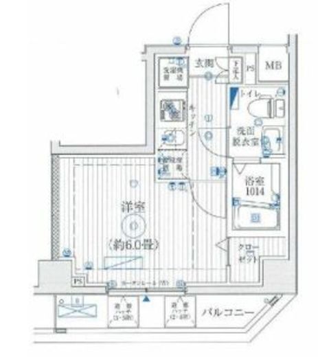 リライア大井町ヒルズ 1階 間取り図