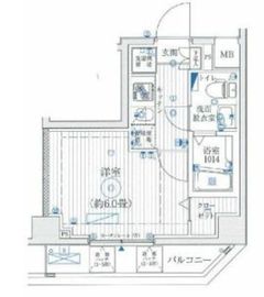 リライア大井町ヒルズ 1階 間取り図