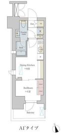 ブリリアイスト町屋 401 間取り図