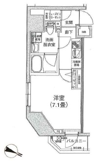 アイルイムーブル御茶ノ水 5階 間取り図