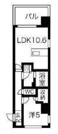 シーズンフラッツ蔵前春日通り 506 間取り図