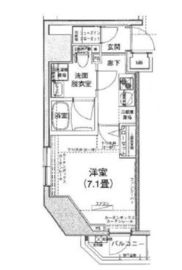 アイルイムーブル御茶ノ水 8階 間取り図