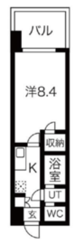 シーズンフラッツ蔵前春日通り 805 間取り図