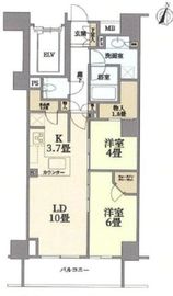 ザ・パークハウス赤羽イーストウイング 3階 間取り図