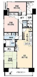 パークホームズ隅田桜橋 12階 間取り図