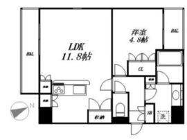 ファミール御茶ノ水アンシェール 13階 間取り図