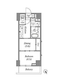 ARKMARK水天宮前Ⅱ (アークマーク水天宮前2) 501 間取り図