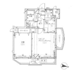 クレッセント白金 6階 間取り図