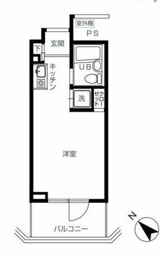 マイキャッスル渋谷JP 8階 間取り図