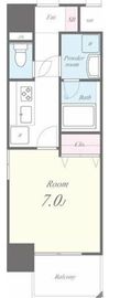 Metsä Morishita (メッツァ森下) 303 間取り図