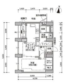 東雲キャナルコートCODAN 14-215 間取り図