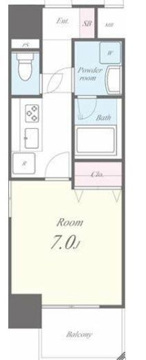 Metsä Morishita (メッツァ森下) 403 間取り図