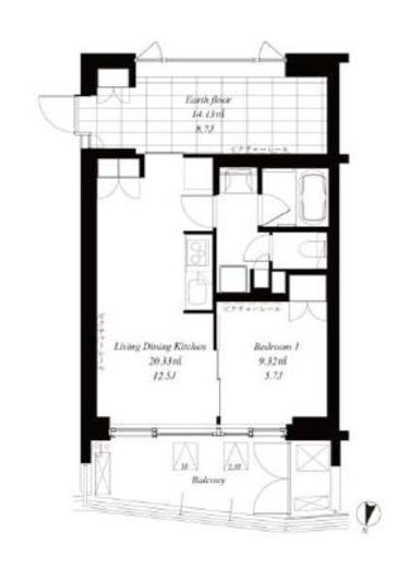 代々木参宮橋テラス 223 間取り図