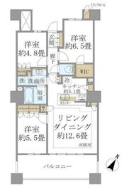 ブリリア有明スカイタワー 31階 間取り図