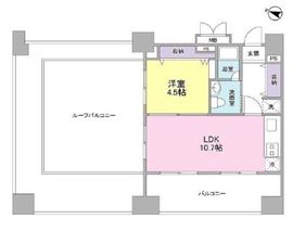 ロネスタR文京護国寺 1102 間取り図