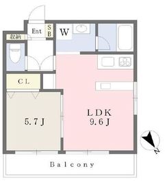 ステラレジデンス中目黒 4階 間取り図